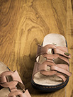 Sandales pour femme cuir beige - 9smf039