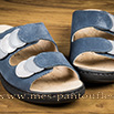 Sandales pour femme cuir jean - 9smf04
