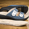Sandales pour femme cuir jean - 9smf04