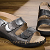 Sandales pour femme cuir vieil argent - 9smf061