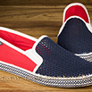 Sans-gene tricolore aérées marine et rouge  - 9smf067