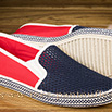 Sans-gene tricolore aérées marine et rouge  - 9smf067