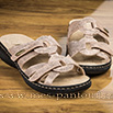 Sandales pour femme cuir rose/argent - 9smf08