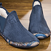 Pantoufles montante hippie chic marine - 9srm013