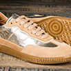 Basket femme dorée et léopard – look urbain chic - 9srm025