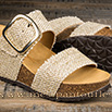 Sandales femme à brides léopard & boucles dorées - 9srm026