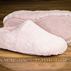 Mules moumoute rose pastel - 9srm08