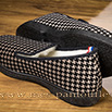 Pantoufles charentaises pour homme pieds de poule - 9vmont0102