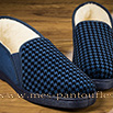 Pantoufles sans-gêne coupe moderne marine - 9vmont0110