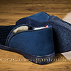Pantoufles sans-gêne coupe moderne marine - 9vmont0110