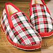 Pantoufles soir & lady blanc/rouge - 9vul95
