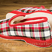 Pantoufles soir & lady blanc/rouge - 9vul95